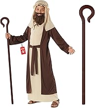 Morph Saint Joseph Costume Kids With Accessory, Nativity Christmas Costumes For Kid, Boys Joseph Shepherd Costume For Kids