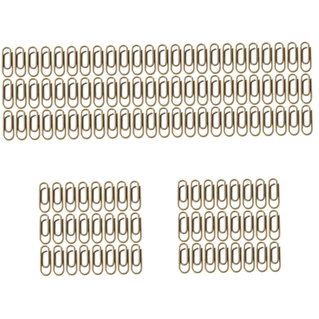 Baluue 500stücke Metall Büroklammern Paper Clips Aus Hochwertigem Metall Rostfrei Und Langlebig Für Schule Und Bürobedarf Kreative Büroorganisation