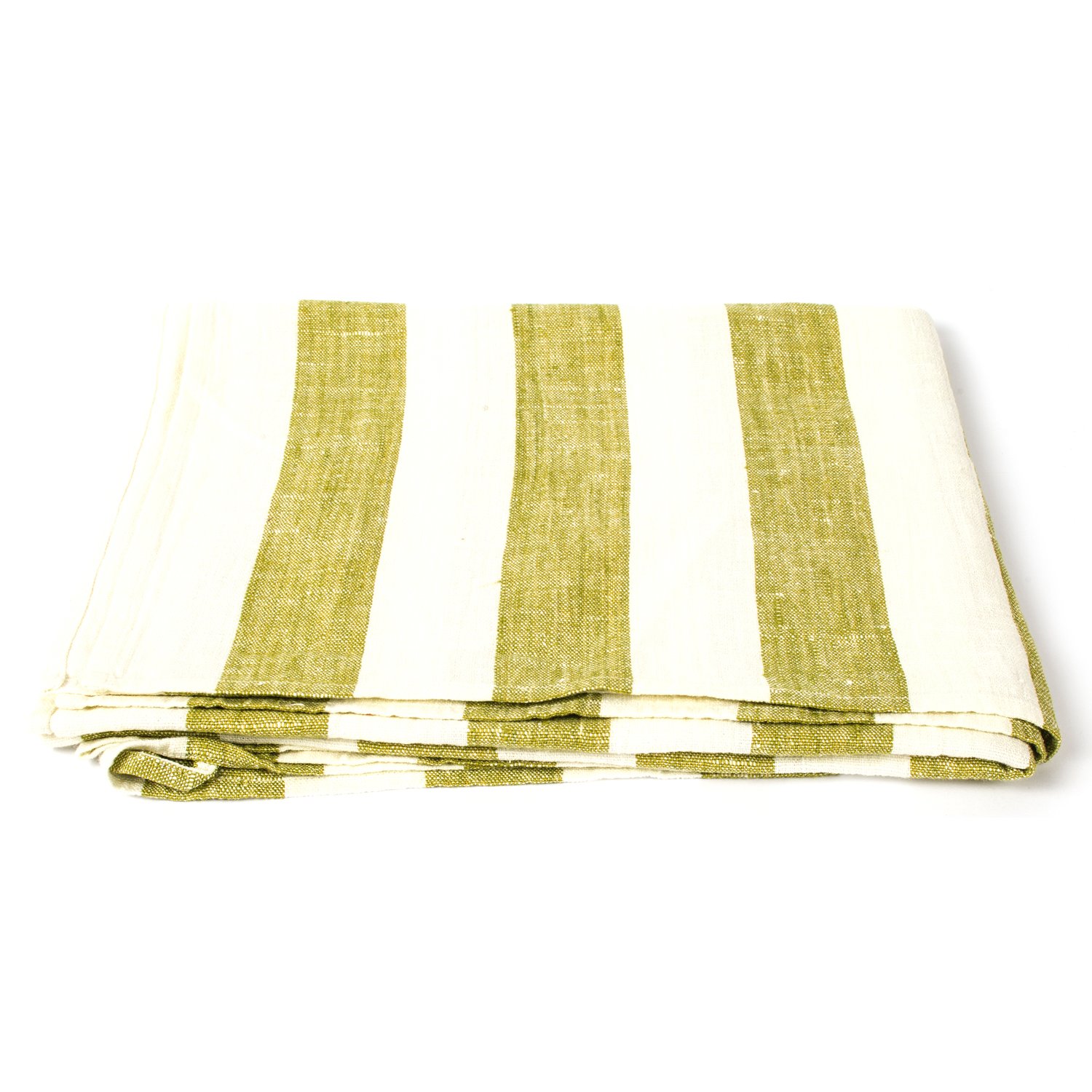 LinenMe Serviette de Bain, 100x134cm, Collection Philippe, en Lin, Vert