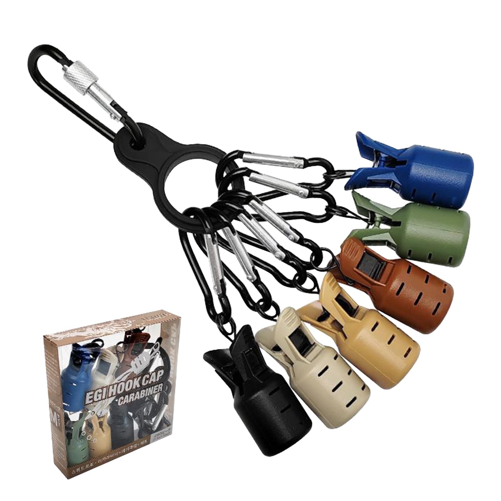 Protector De Cebo para Calamar - Tapas De Protección para Anzuelos De Y Accesorios - Cubierta De Seguridad Multiusos para Cebos con Organización De Almacenamiento