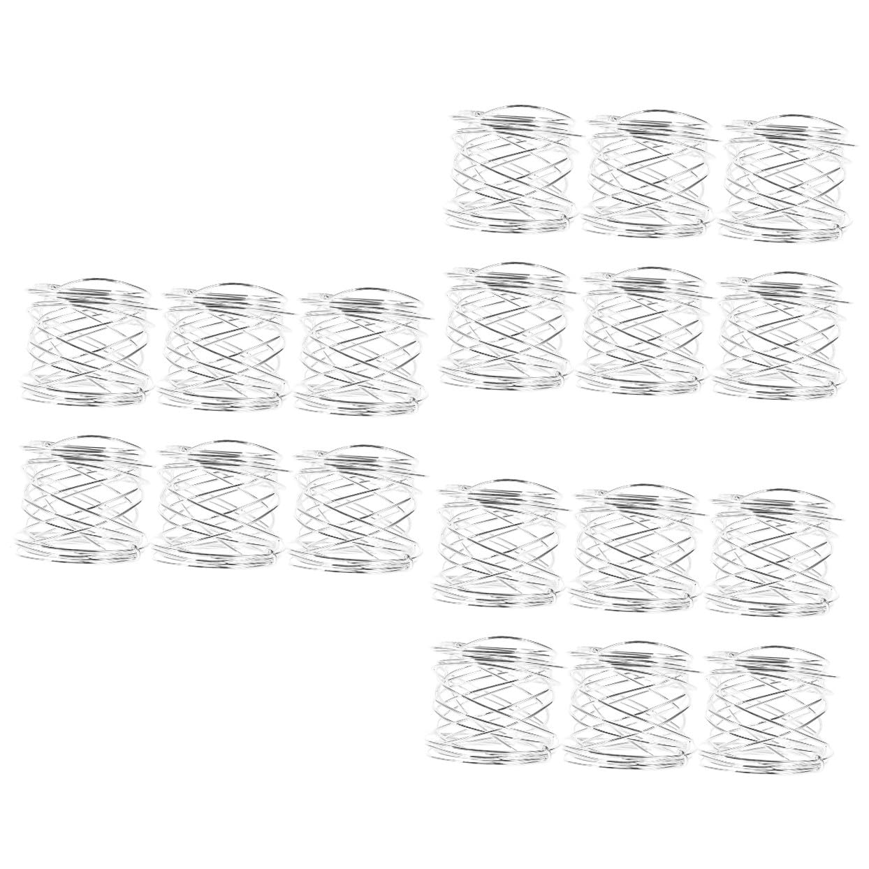 MAGICLULU 3 Set Portatovaglioli Metallo Per Decorazioni Da Tavolo Per Matrimoni E Feste Per Tovaglioli 6 Pezzi*3