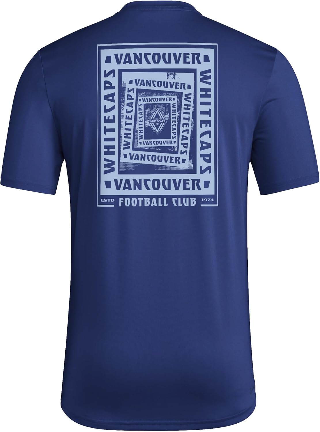 adidas Men's Vancouver Whitecaps FC Local Warp Pre-Game Short Sleeve T-Shirt