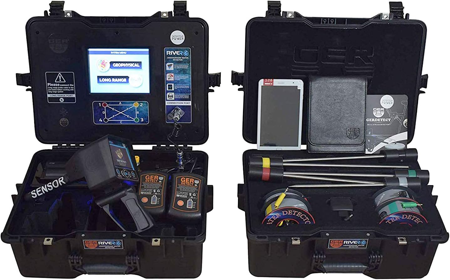 GER Detect River G - Long Range Detector Underground Water Detector - Professional Groundwater Detection System - Identify All Types of Water
