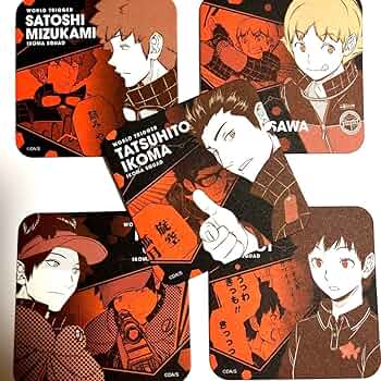 ワールドトリガー　アートコースター　空閑 Amazon.co.jp: ワールドトリガー アートコースター 空閑遊真 3点