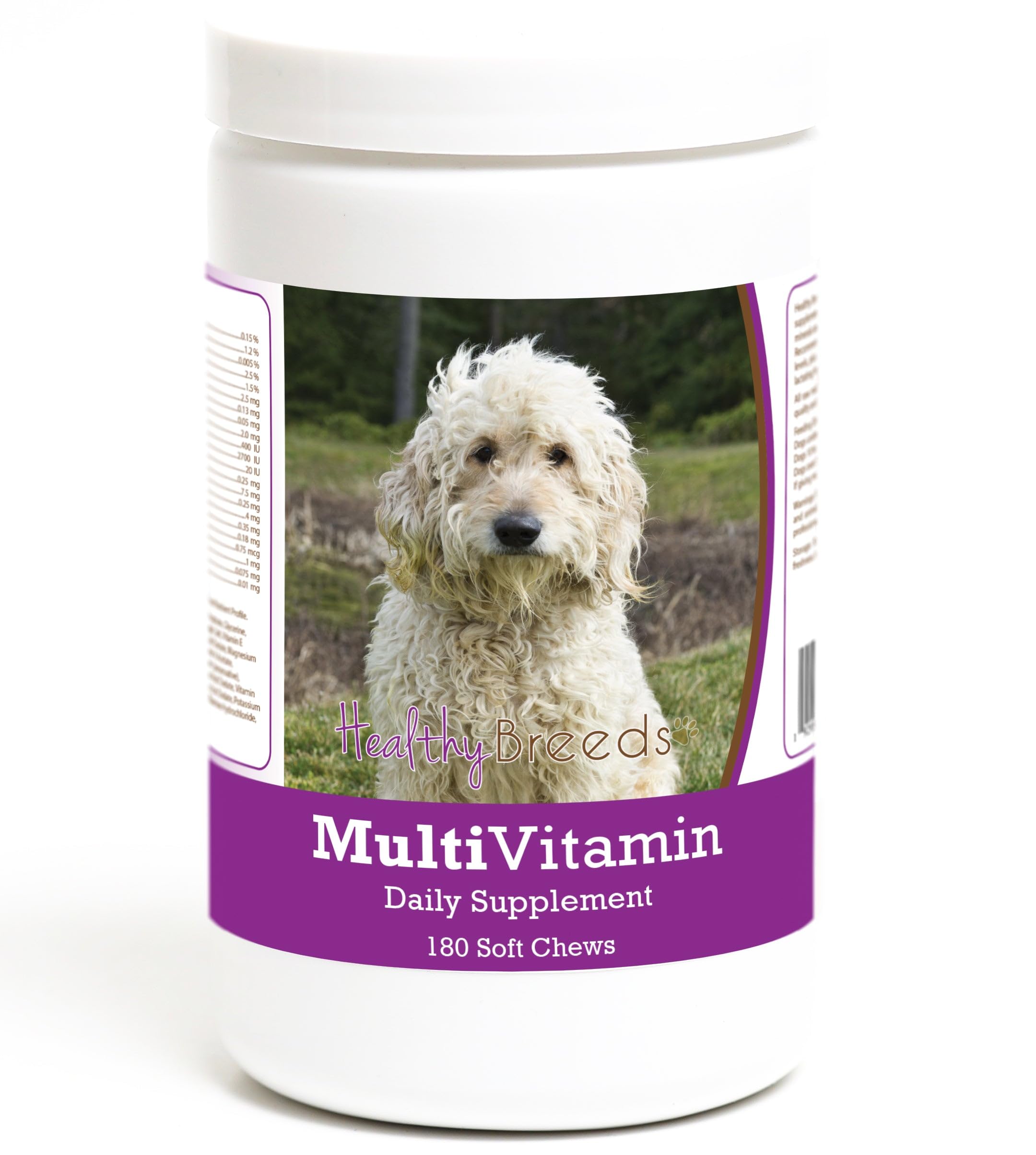 Healthy Breeds Goldendoodle Multivitamin Soft Chew for Dogs 180 Count