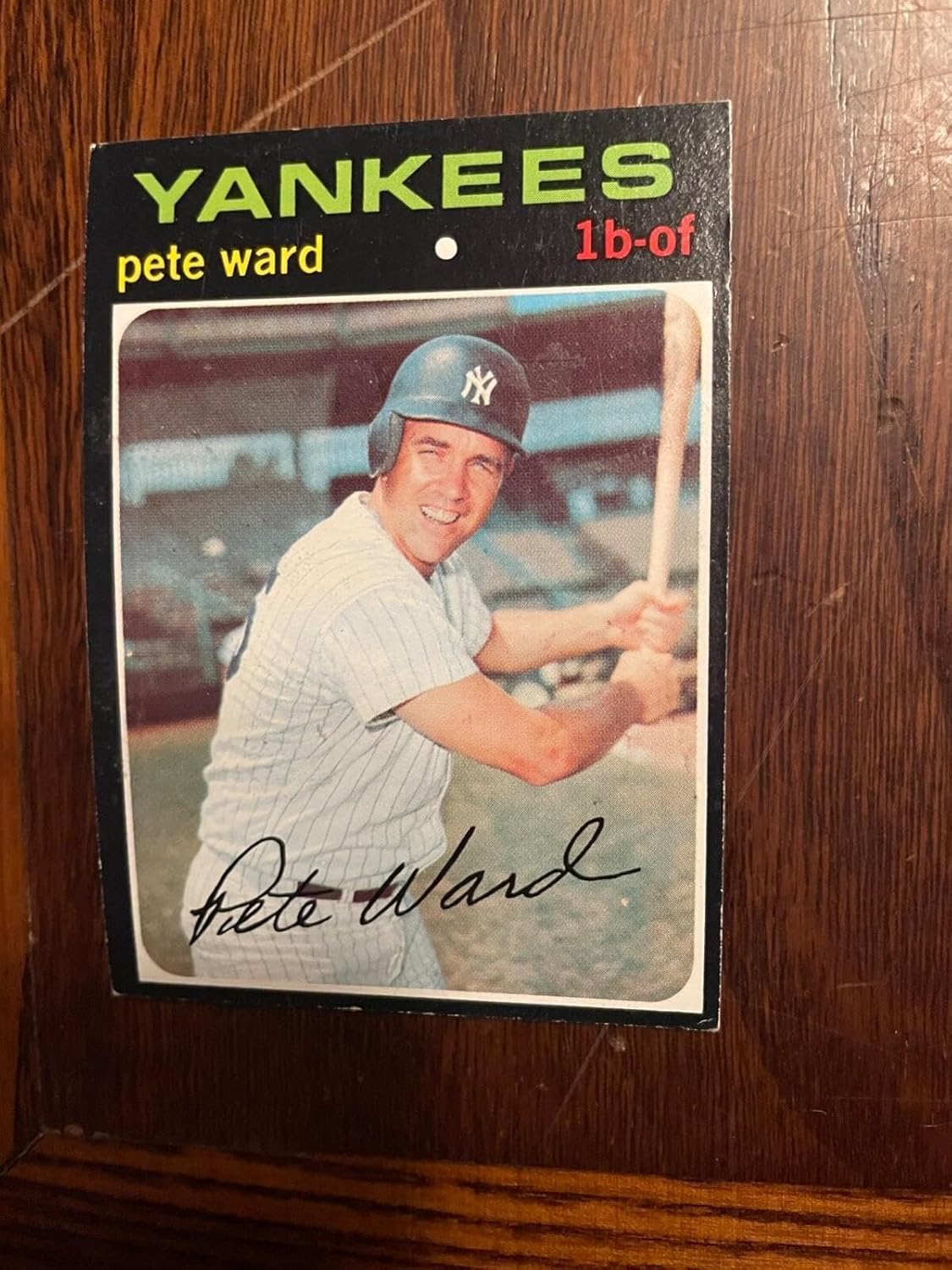 1971 Topps #667 Pete Ward New York Yankees Hi# Baseball Card Nm+ - Slabbed Baseball Cards