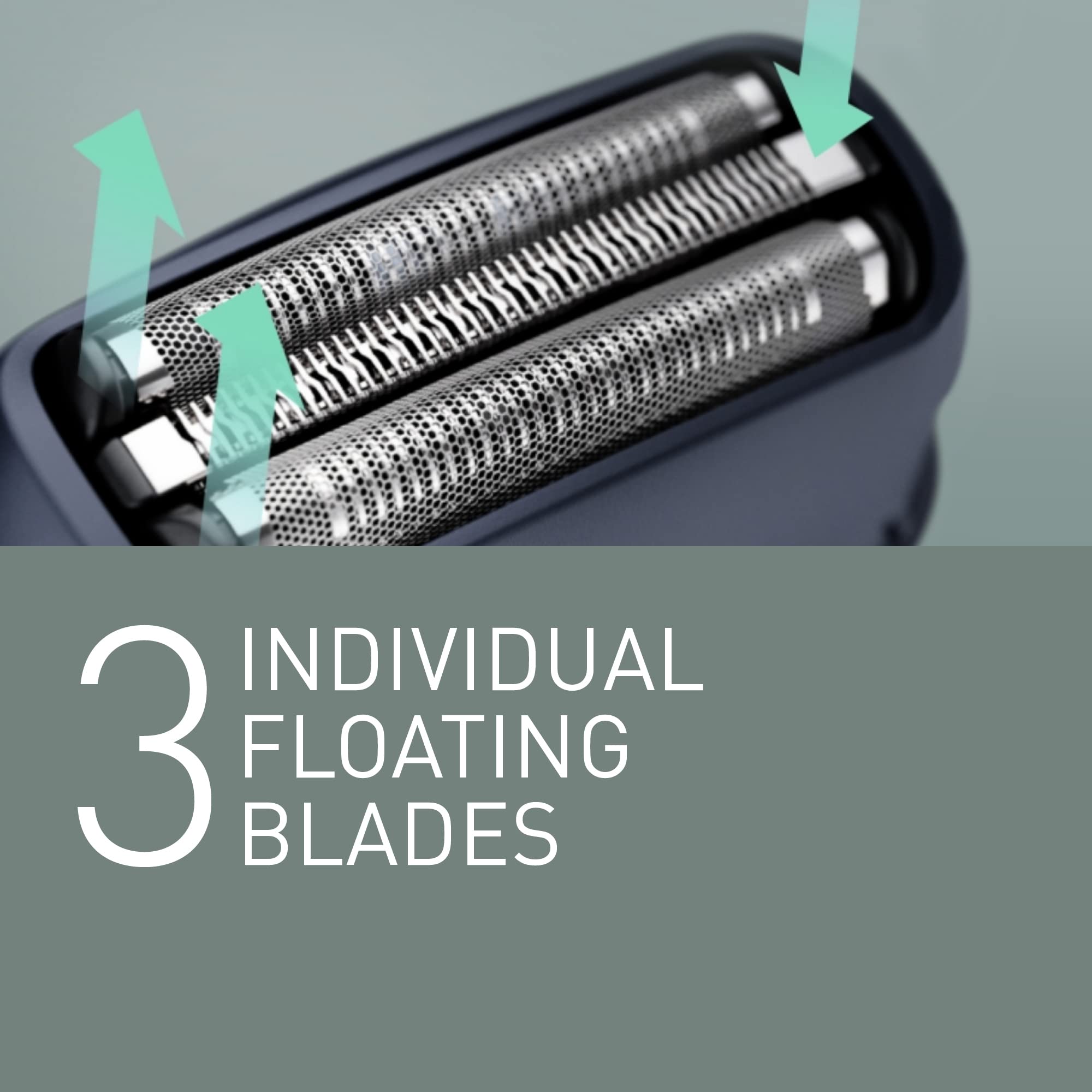 Panasonic MULTISHAPE Modulaire Personnels Soins Système ER-CSF1, Tête de rasoir électrique à 3 lames pour hommes avec batterie rechargeable Li-ion