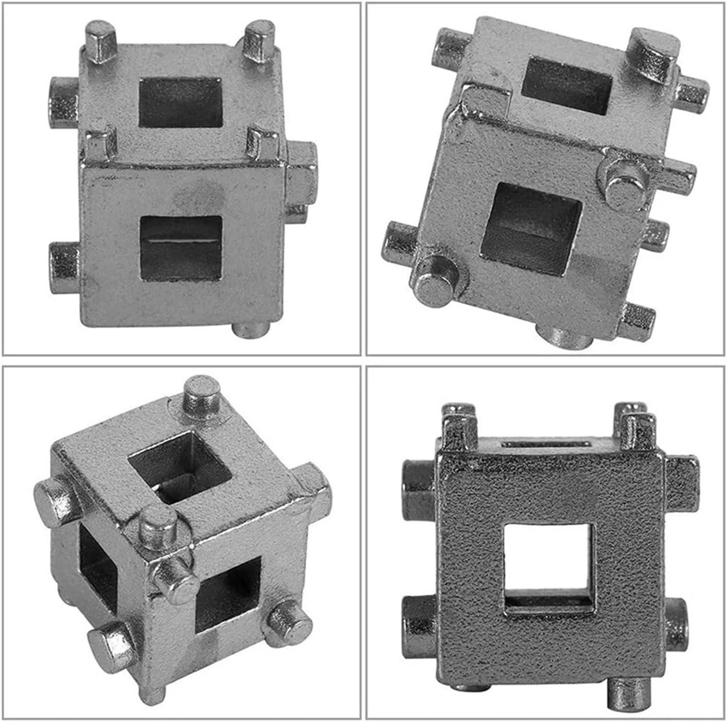 Compatible with Alpha Disc Brake Caliper Piston Rewind/Wind Back Cube Tool 3/8" Sq Dr CRT300