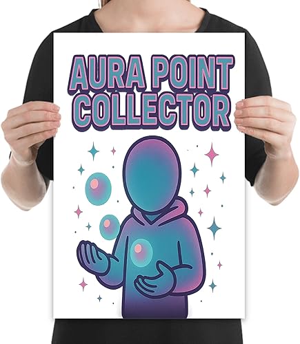 Miniatura 2 de Póster de orbes de aura brillante, 13 x 19 pulgadas, impresión artística brillante sin ácidos, esferas brillantes en colores pastel para calmar la