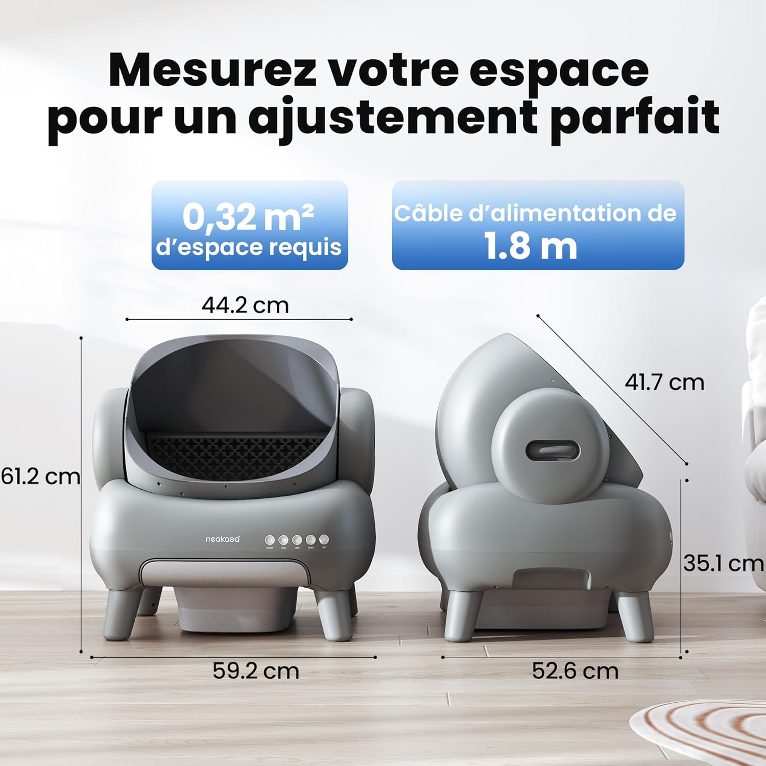 Neakasa M1 Litière Autonettoyante Chat