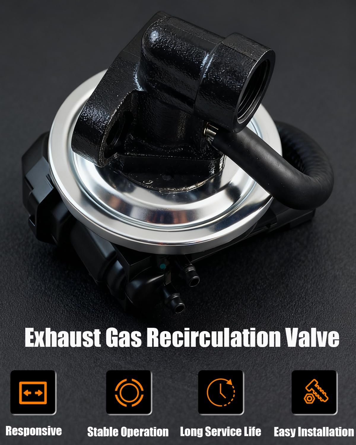 EGR Valve EGV1057 Fits for 2003 2004 2005 Lincoln Aviator, EGR Valve Exhaust Gas Recirculation Valves Replace OE 2C5Z9D475DA, 5C5Z9D475A
