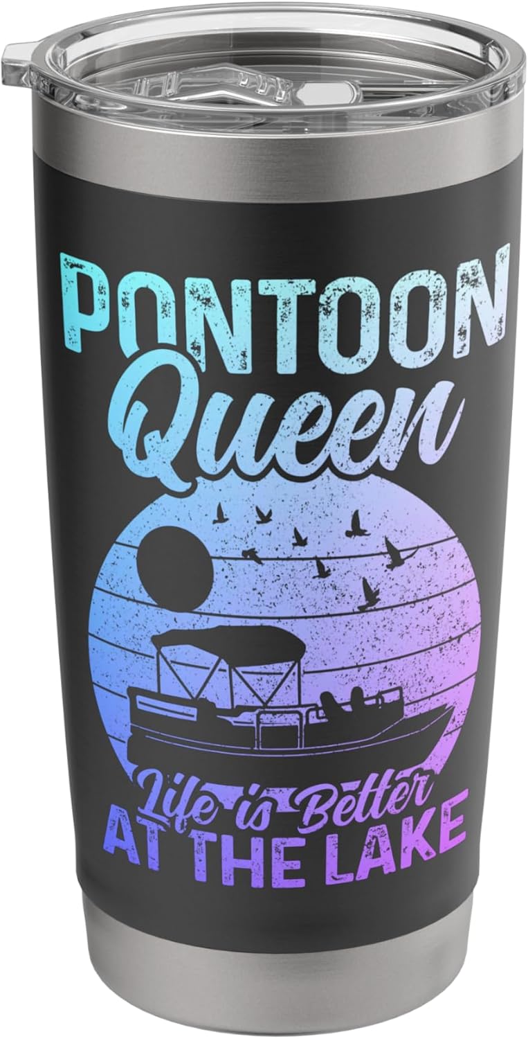 Pontoon Queen Stainless Steel Insulated Tumbler