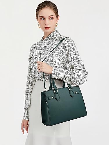 Miniatura 7 de Carteras y bolsos para mujer, bolso de mano de moda con asa superior Verde oscuro,Negro -,Negro marrón,Marrón,Gris,Cuadrícula Negro Gris,Azul