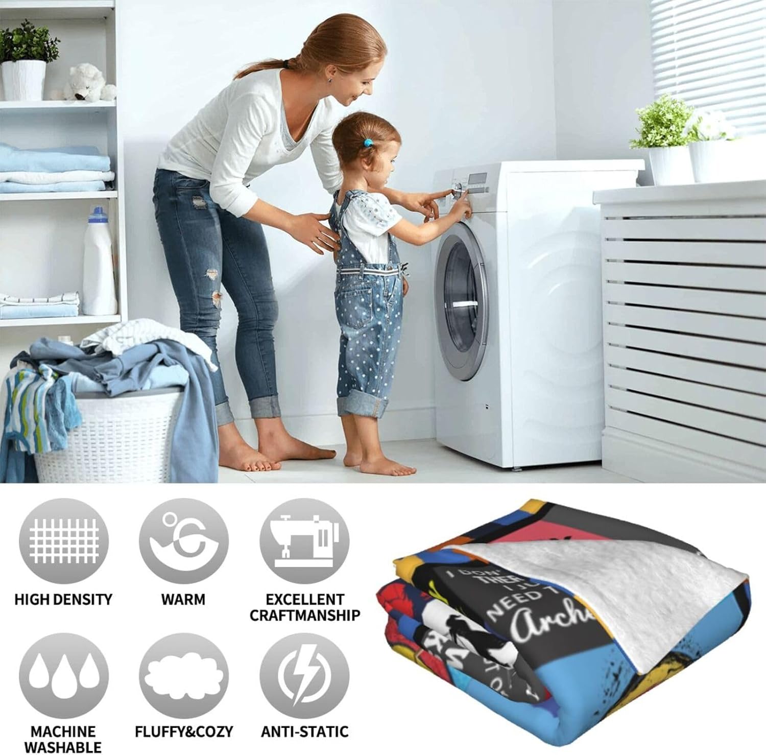 Archery Blanket Flannel Sports Archery Throw Blanket Ultra Soft Cozy Fleece Decor Blanpolyesterkets Gift for Womens Girls Mens Couch Sofa Bed 50" x 40" - Image 7