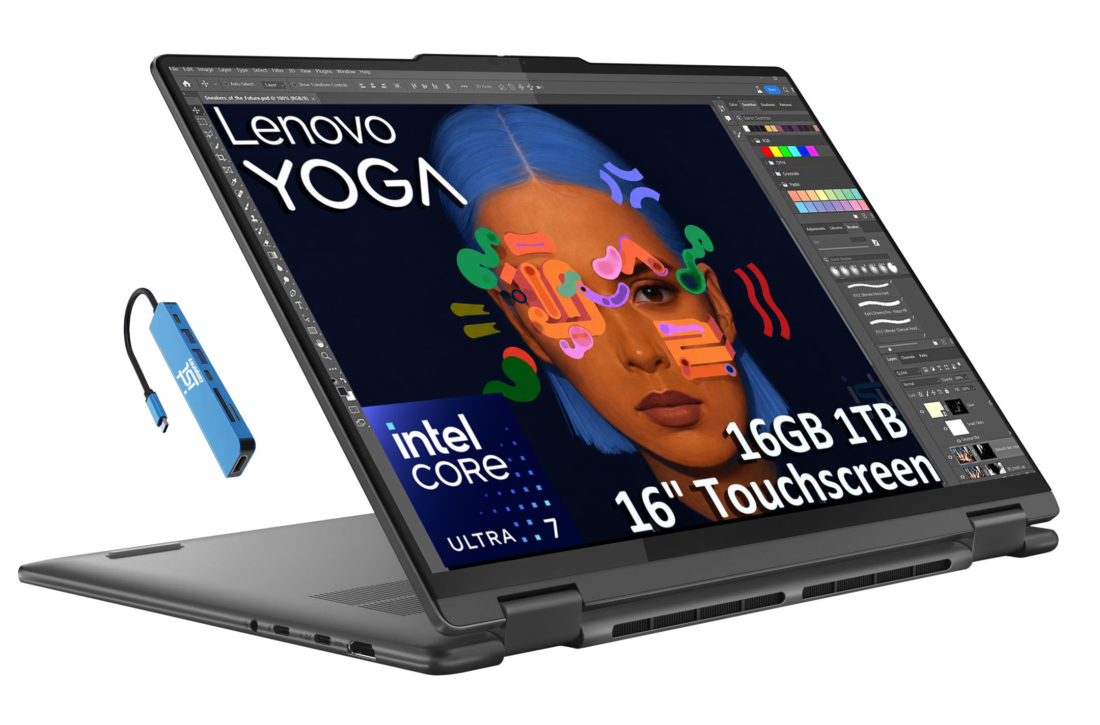 Lenovo Yoga 7i 2-in-1 laptop in Grey