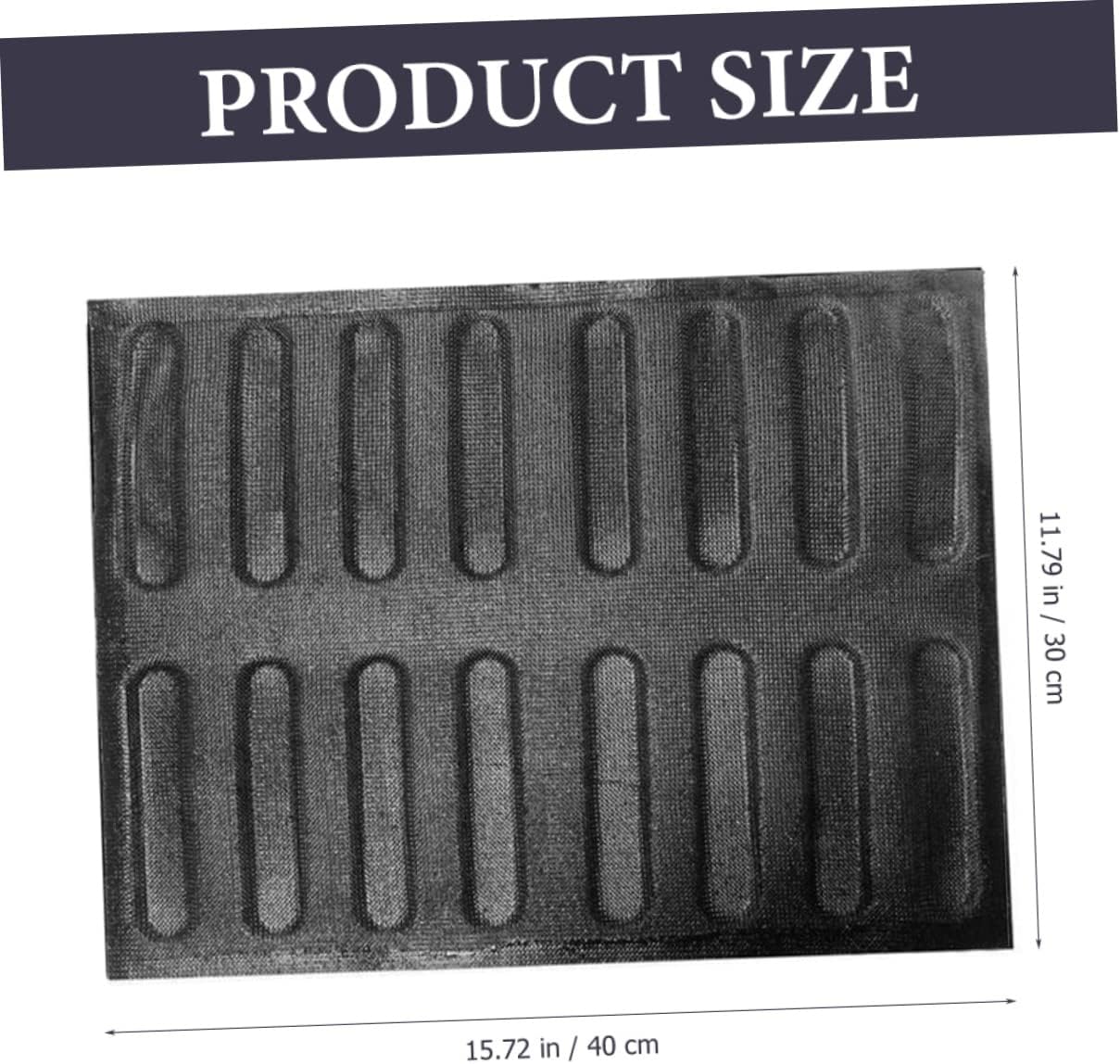 3pcs Multi Function Baking Pan for French Bread Nonstick Oven Safe Mold Cavity Design for Easy Demolding for Home Baking and present Giving