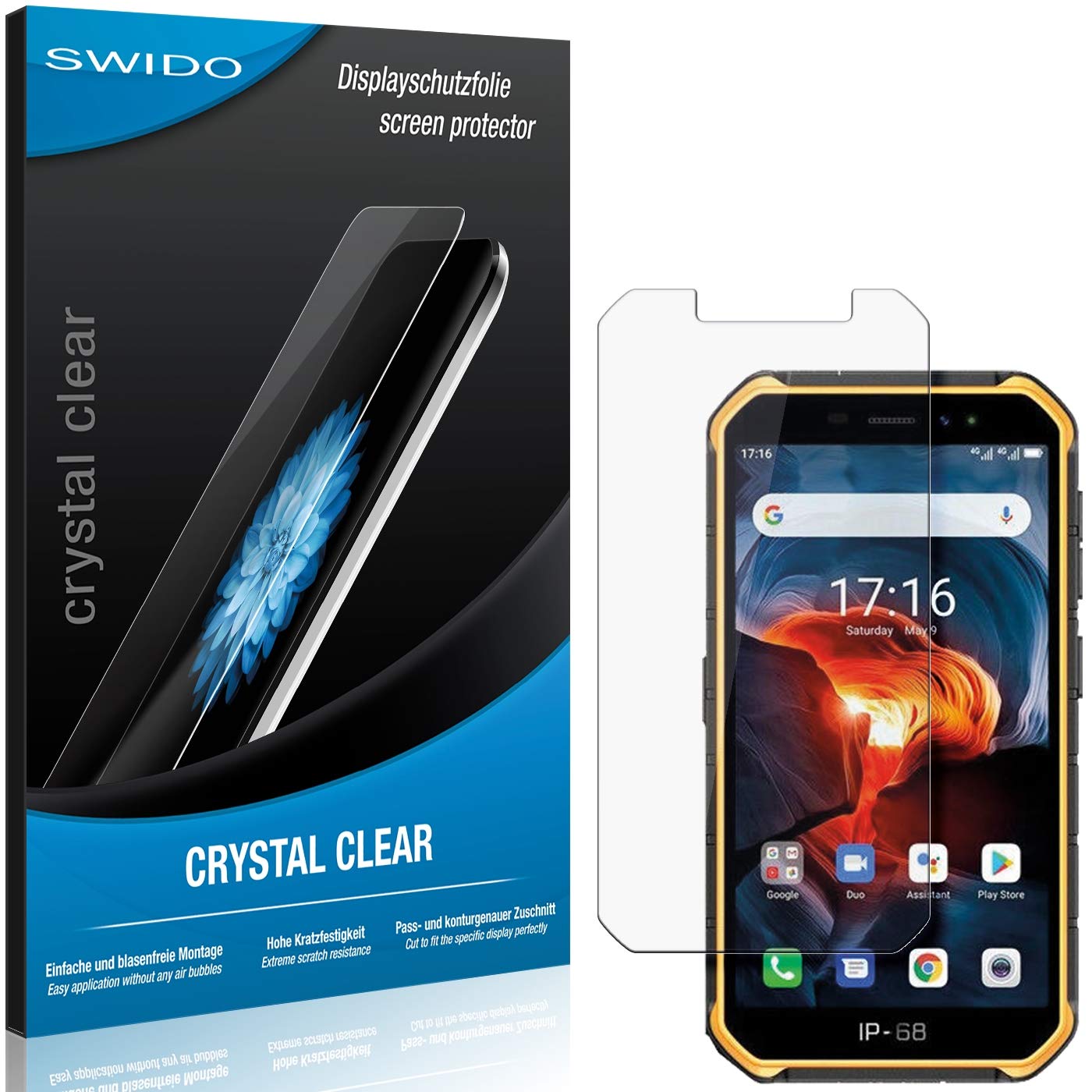 Dipos I 2X Pellicola Protettiva Cristallo Per Ulefone Armor X7 PRO – Made In Germany