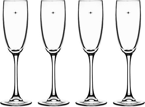 Cuisinart CG-01-S4CF The Star's The Limit Collection - Flauta de champán (4 unidades)