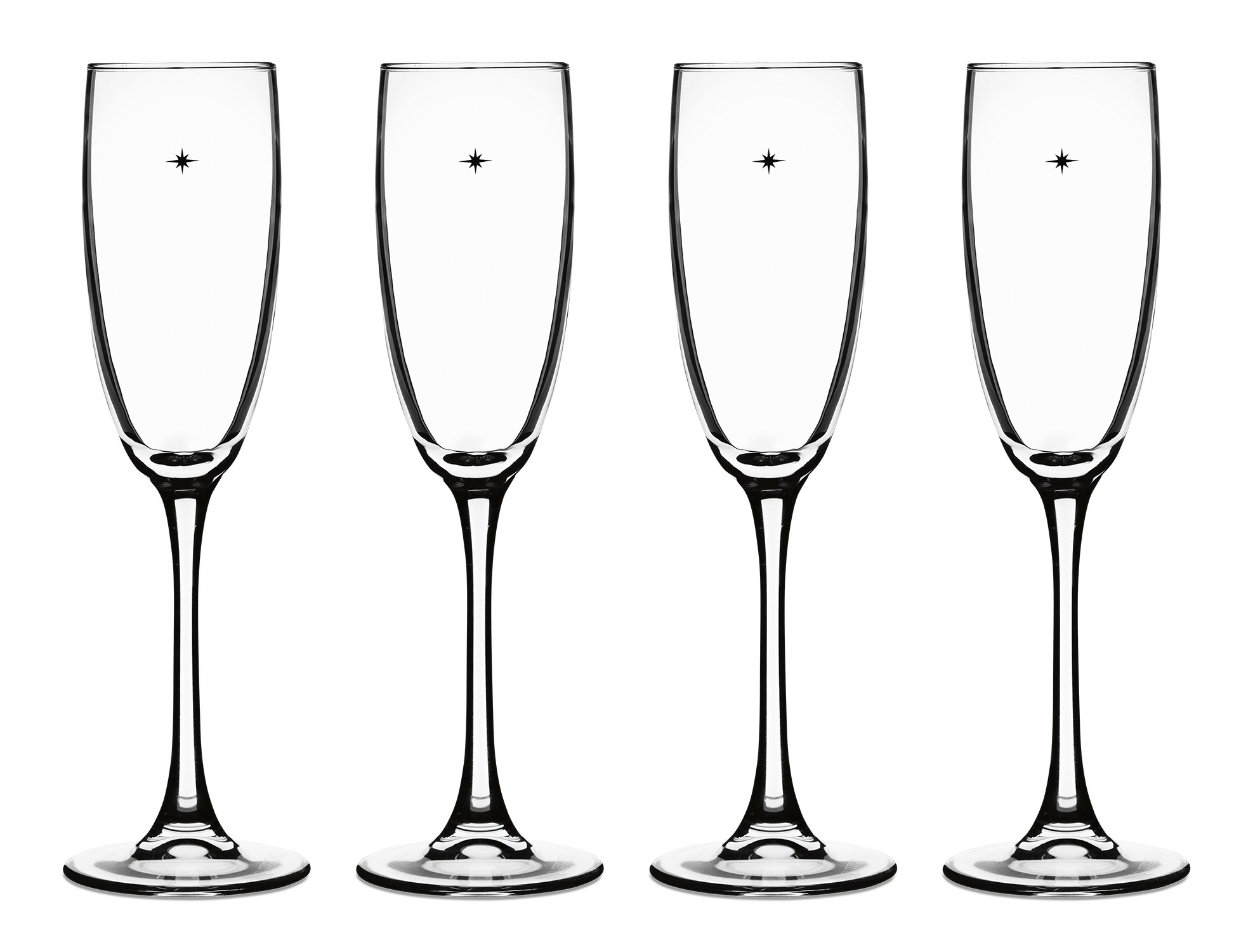 Flûte à Champagne Cuisinart Cg-01-s4cf Verre à Pied pour Service de Table et Cocktail