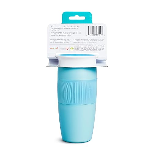 Miniatura 7 de Munchkin Miracle 360 - Vaso para sorbos azul 14 onzas 1 unidad paquete de 1