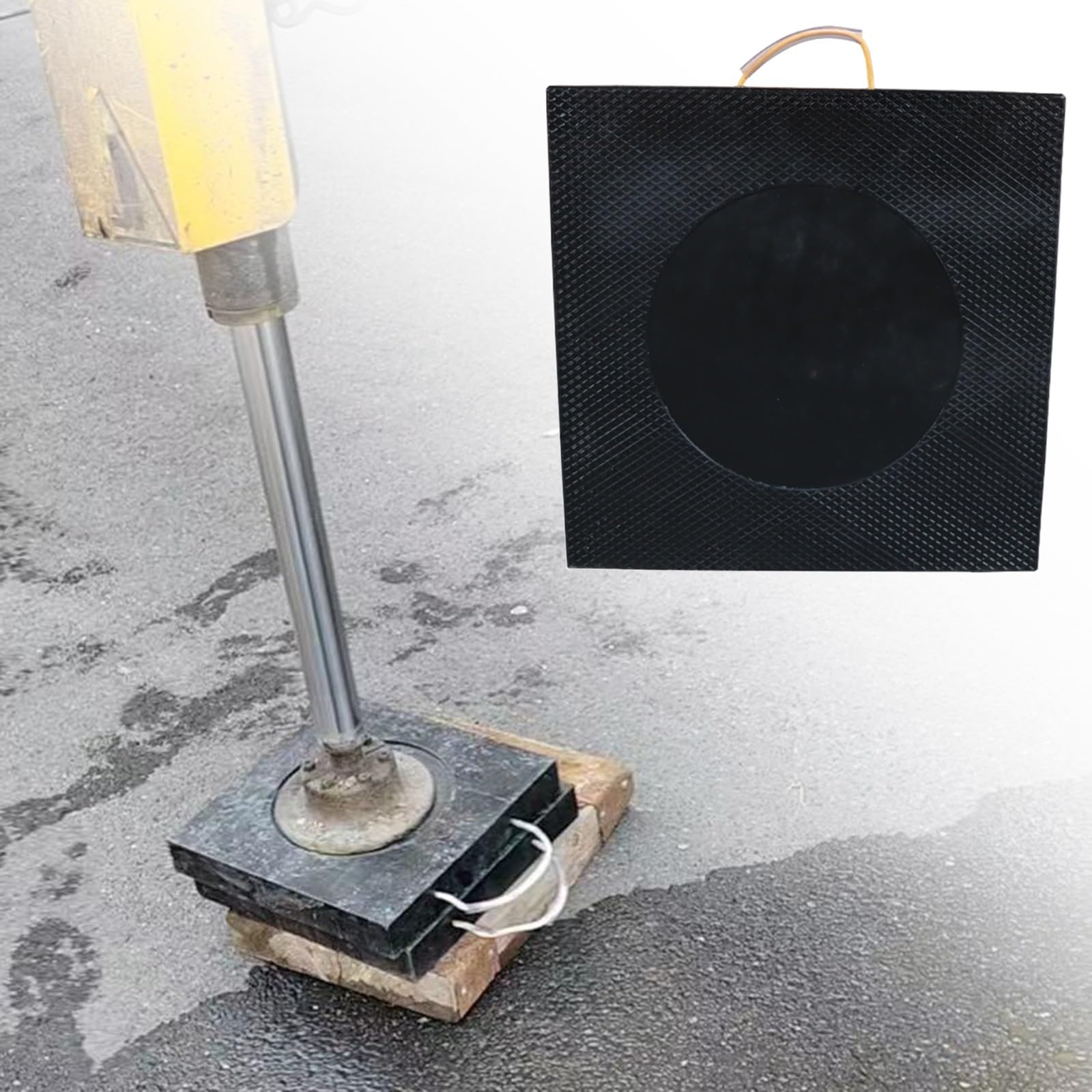 Patin de cric stabilisateur pour stabiliser votre remorque sur terrain meuble