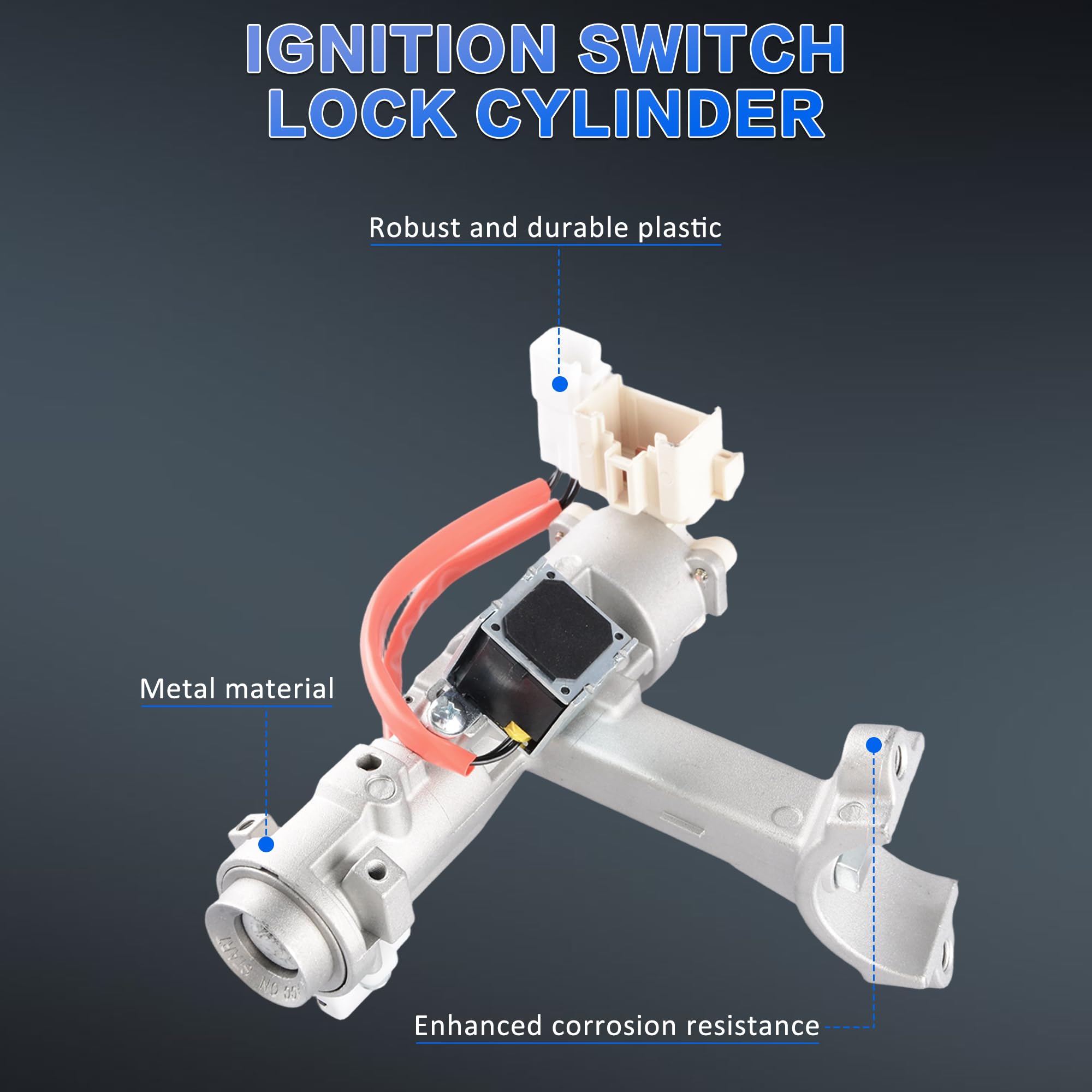 Amazon.com: GrteRokky Ignition Switch Lock Cylinder Assembly with