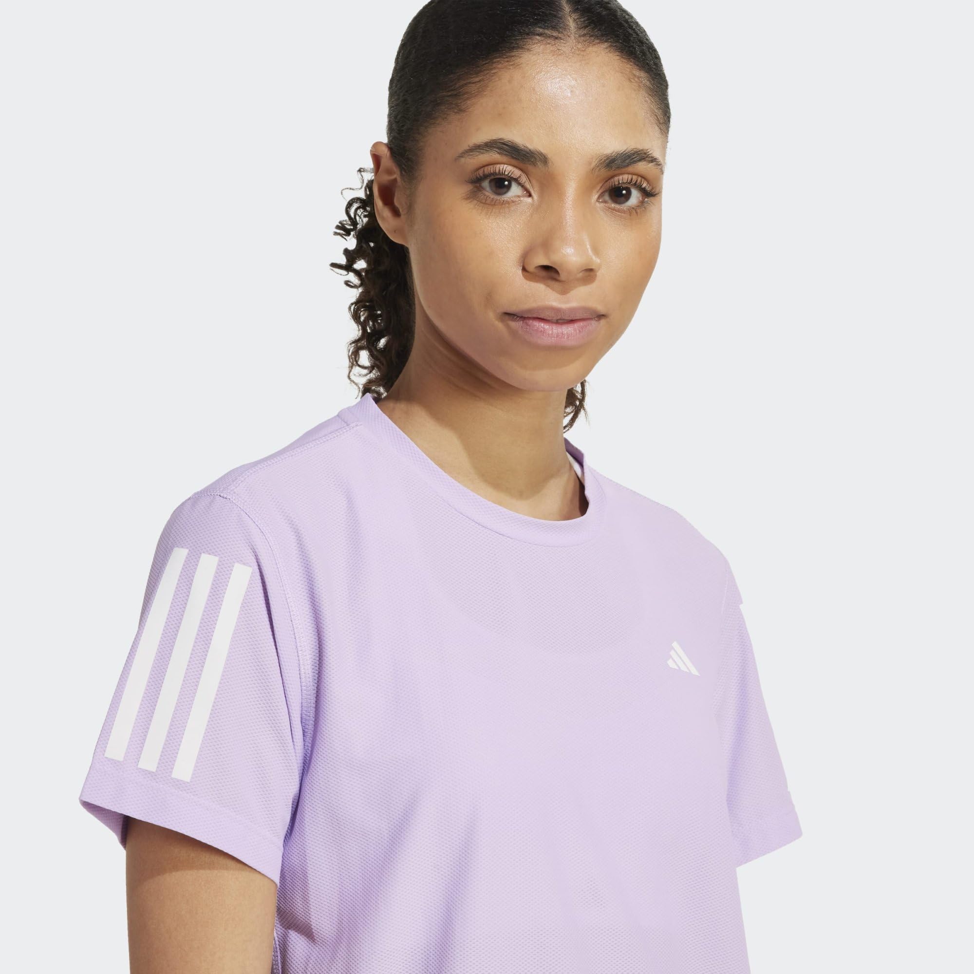 adidas Kobiety Own The Run Base Tee, Powder Plum, L