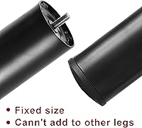 Vista 15 de Juego de 4 patas de metal de 5 pulgadas para base de cama ajustable eléctrica