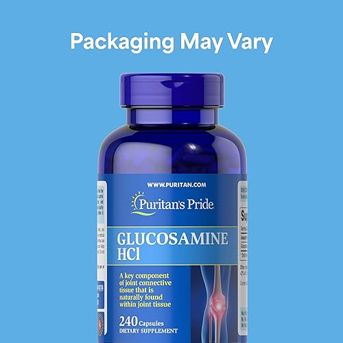 Miniatura 2 de Puritan's Pride Joint Formula Glucosamine HCI for Men and Women 680mg, Dietary Supplement for Joint Health, 80 Day Supply, 240 Capsules