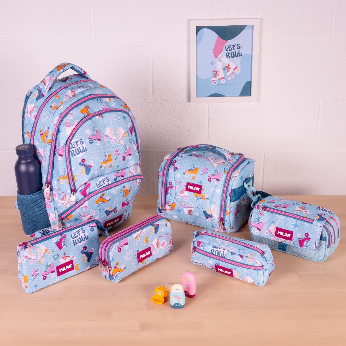 MILAN® Zaino scuola 4 cerniere (25 L) serie speciale Roller 2