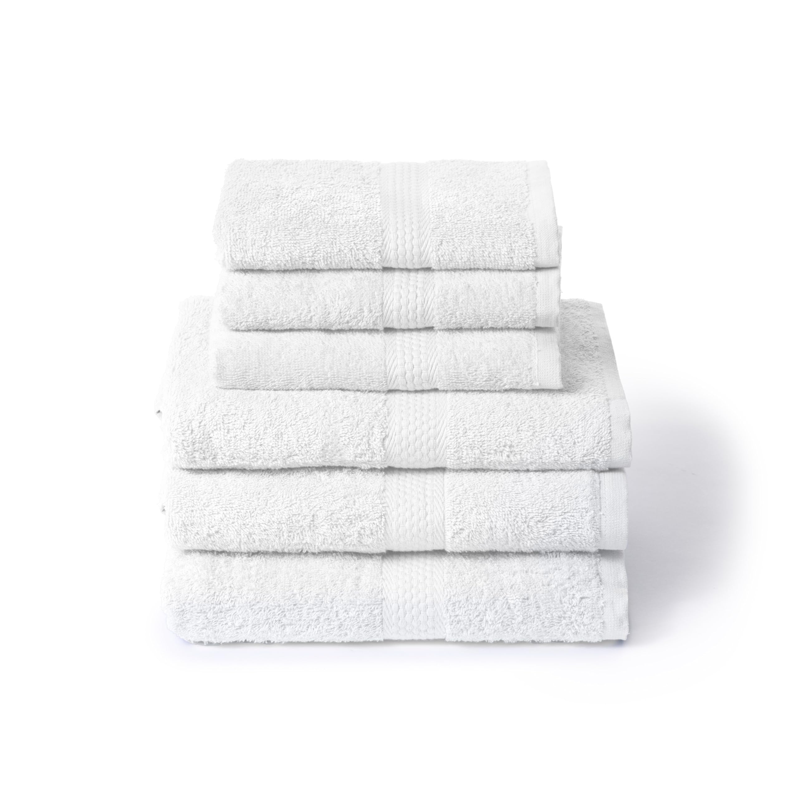 Caleffi Set Asciugamani Bagno con Ospite 6 Pz – Composto da 3x Asciugamano Viso 55x100 cm + 3x Asciugamano Bidet 40x60 cm – Cotone 100% Morbido e Ultra Assorbente – Doccia, Viso e Ospitalità Set Bagno