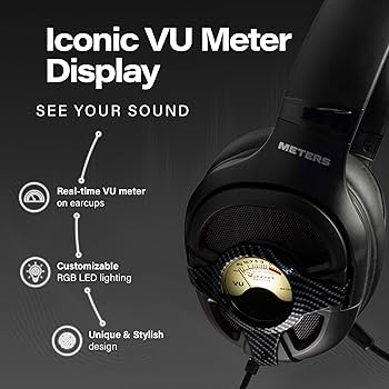 Amazon.com: Meters Level-Up Gaming Headsets with RGB VU