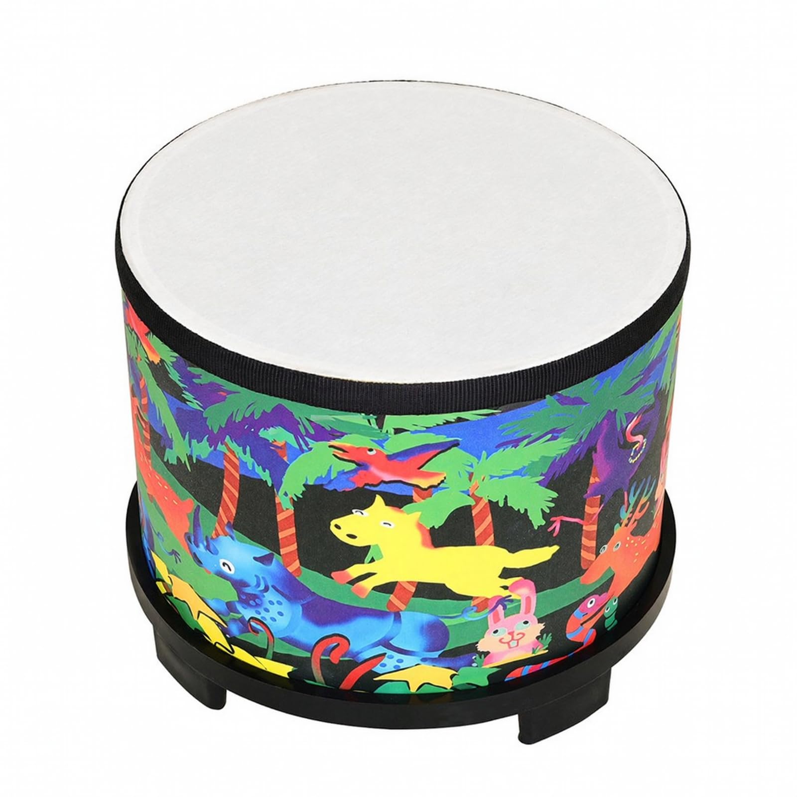 kowaku Tamburo a mano, portatile, a percussione, resistente, strumento musicale, per età prescolare e principianti