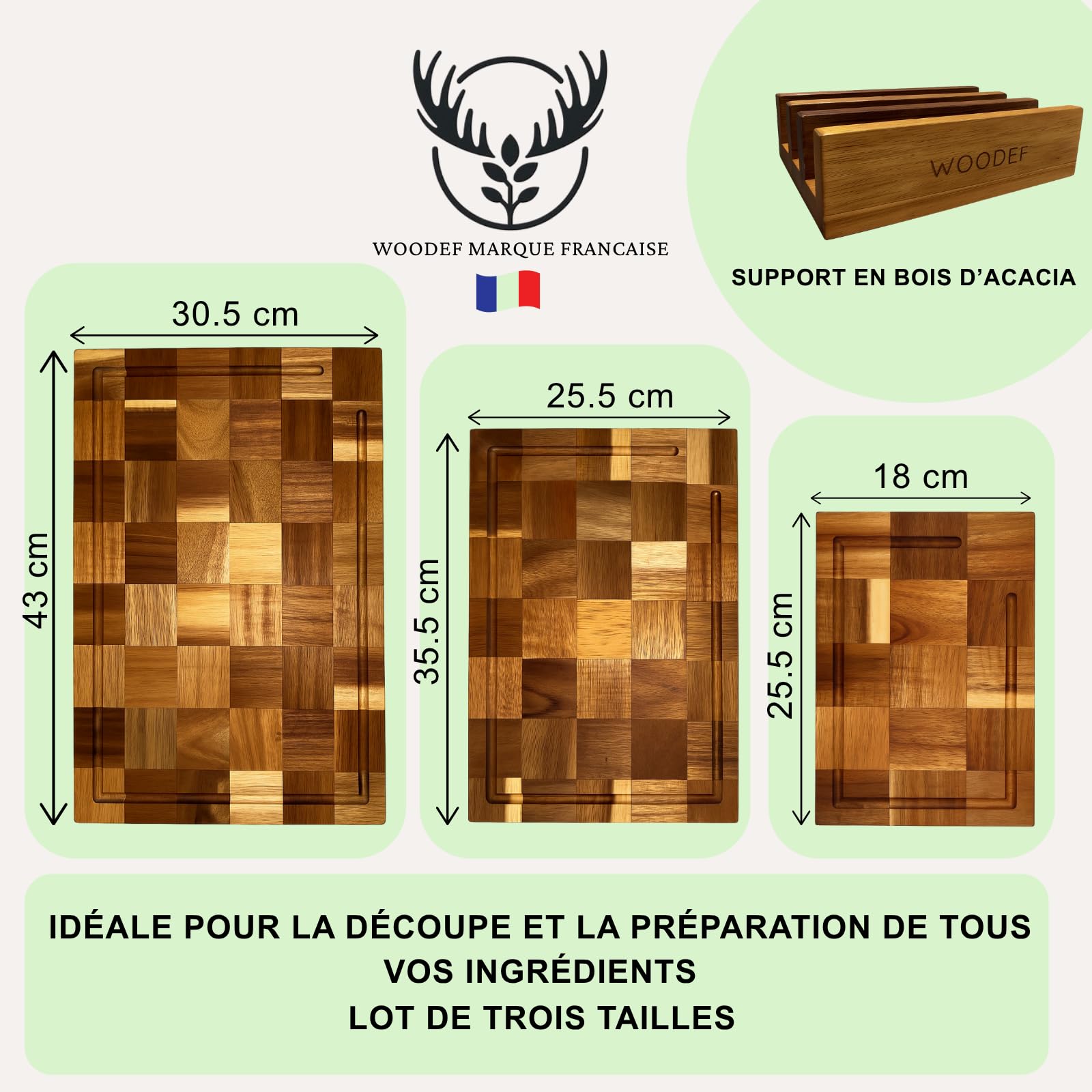 3 tablas de cortar