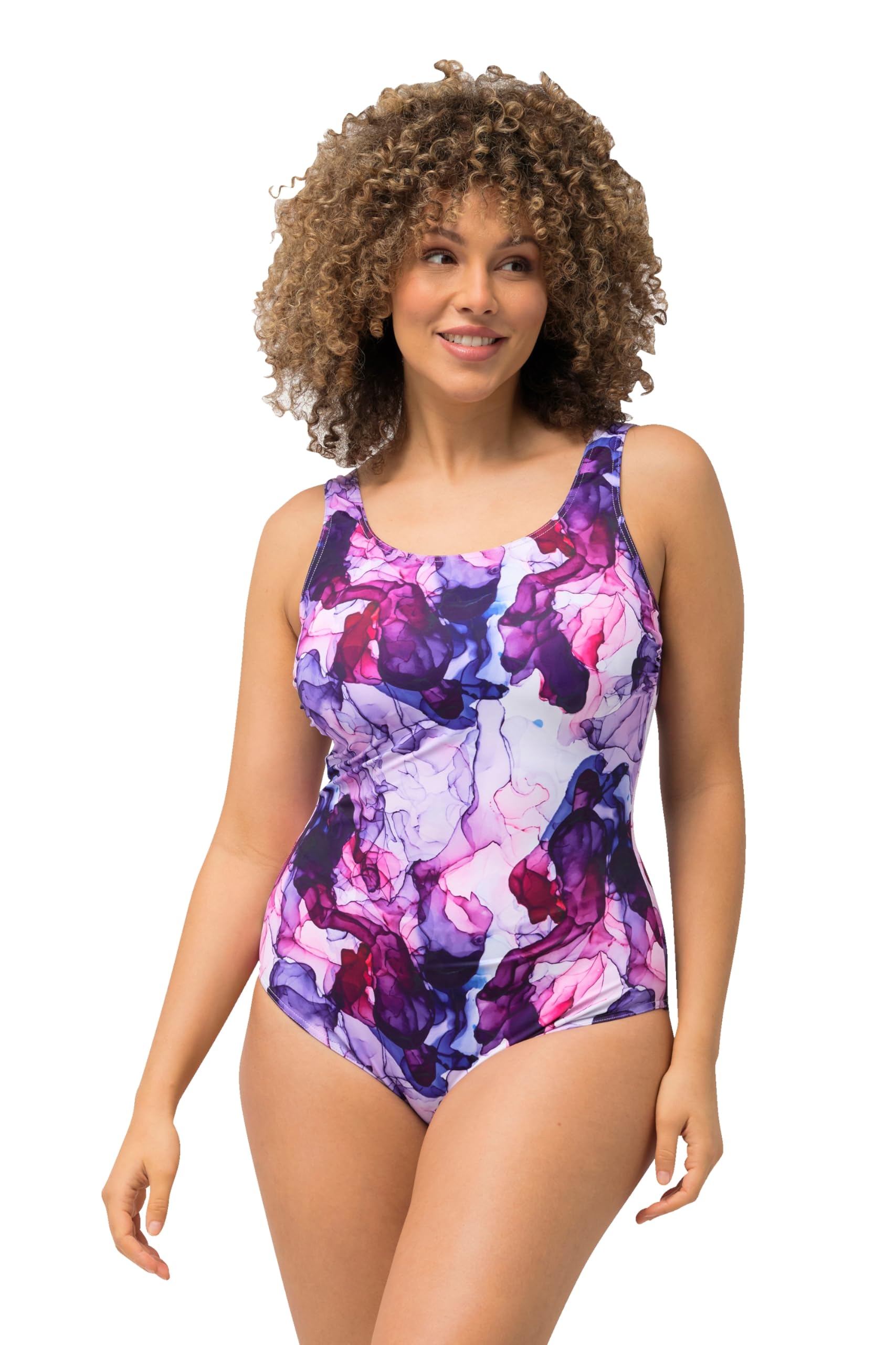 Ulla Popken Traje De Baño Alice Softliner Dg Coral Sola Pieza