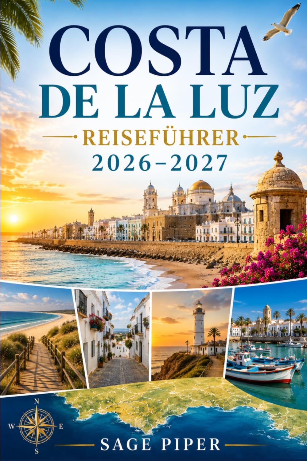 Costa De La Luz Reiseführer 2026–2027: Entdecken Sie Cádiz, Tarifa, Conil de la Frontera, Zahara de los Atunes, goldene Strände, weiße Dörfer und ... Paare, Familien und Alleinreisende