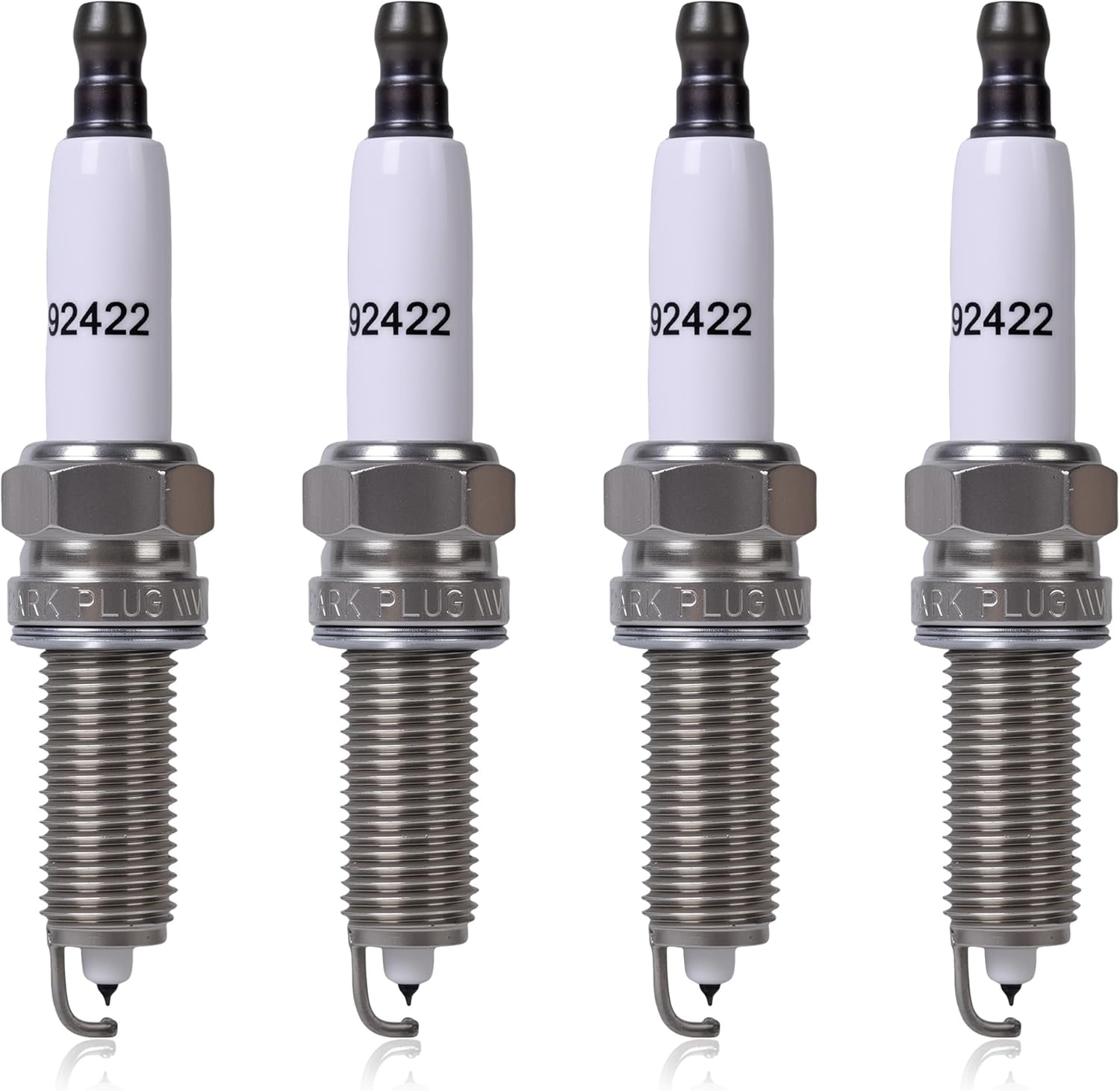 Iridium Platinum Spark Plugs 92422 Compatible with Hyundai 2011-2017 Sonata 2013-2018 Sonata FE Sport Kia 2011-2018 Optima 2011-2020 Sportage L4 2.0L 2.4L Replacement for SILZKR8E9G Pack of 4