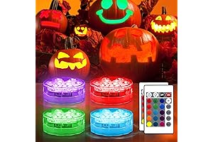 Creatrek LED Submersible Lights for Indoor Pumpkin