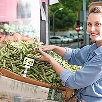 Vista 8 de Mini soporte de acrílico para letreros con clips, etiqueta de acrílico transparente con abrazaderas, soporte de nombre de plástico