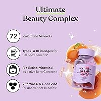 Vista 4 de Lemme Gomitas de colágeno Glow para cabello grueso, uñas fuertes y piel saludable con péptidos de colágeno múltiple, biotina, oligoelementos, zinc