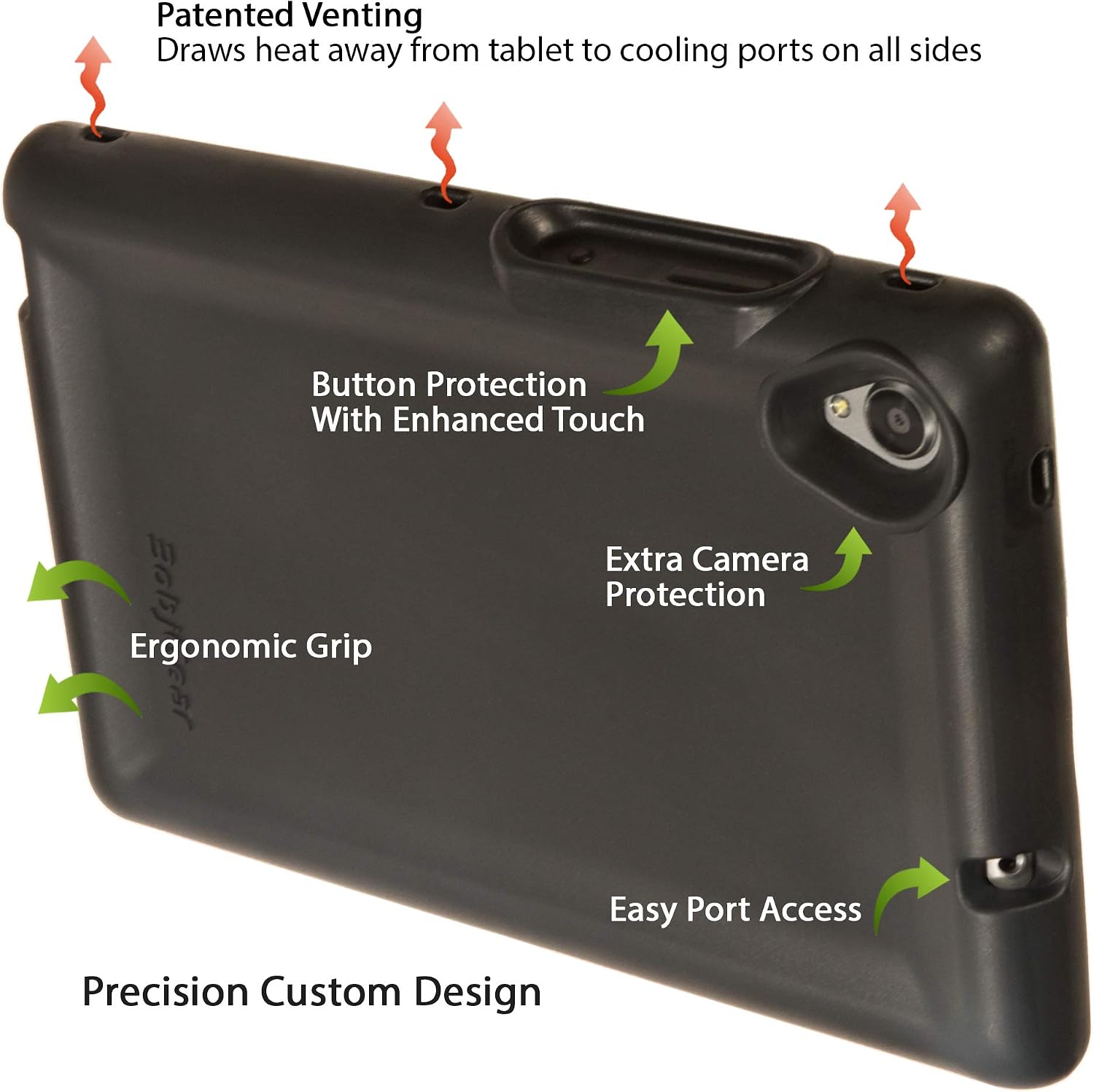 🔥 BobjGear Bobj Rugged Tablet Case for Lenovo Tab M8 FHD (TB-8705F) Kid Friendly (Bold Black) Lіmіtеd Dіѕсоunt BobjGear Bobj Rugged Tablet Case for Lenovo Tab M8 FHD (TB-8705F) Kid Friendly (Bold Black)