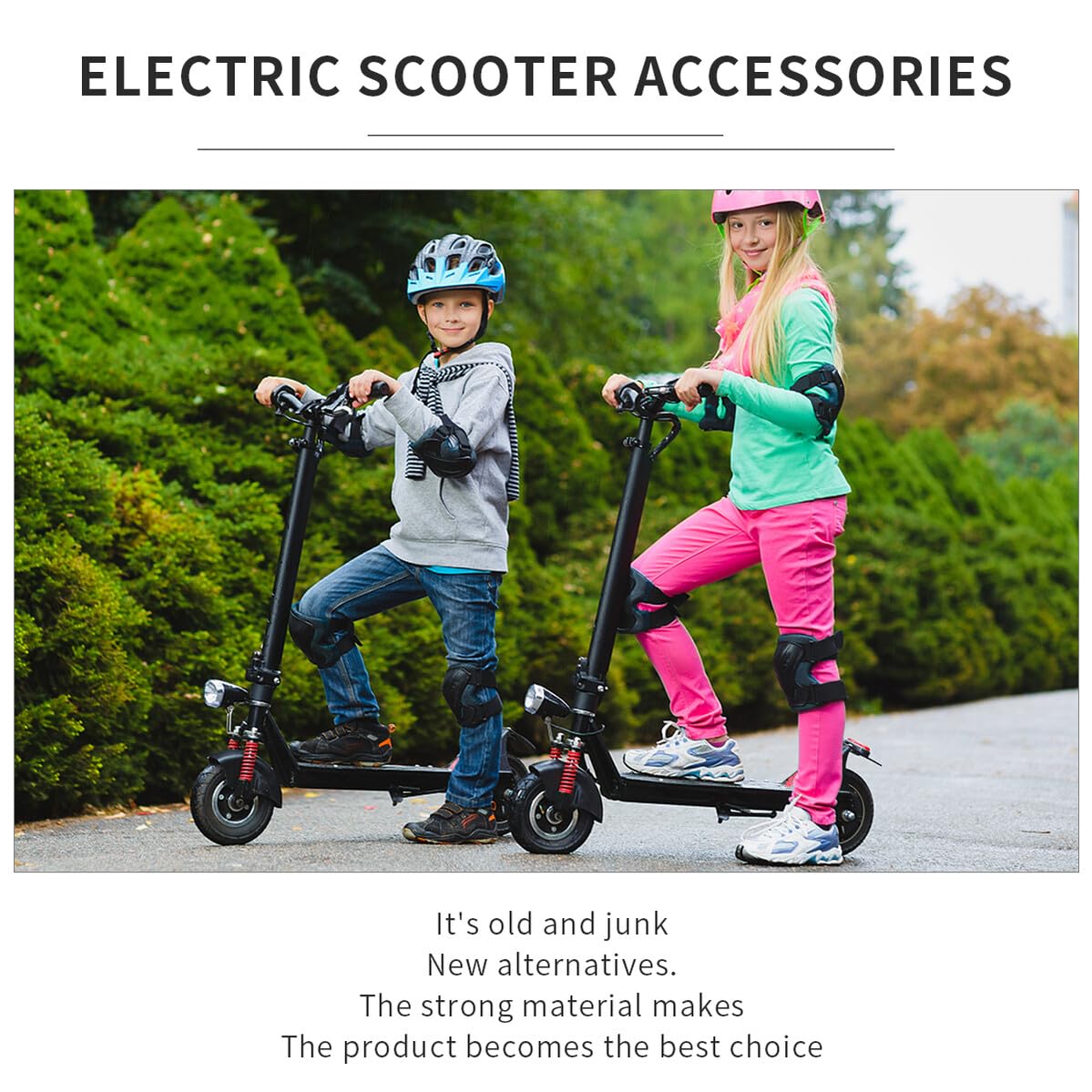 WOONEKY Kit Freno a Disco per Monopattino Elettrico, Bianco | Metallo, Ricambio per M365, Robusto e Facile da Installare, Accessorio Compatto per Hardware Scooter