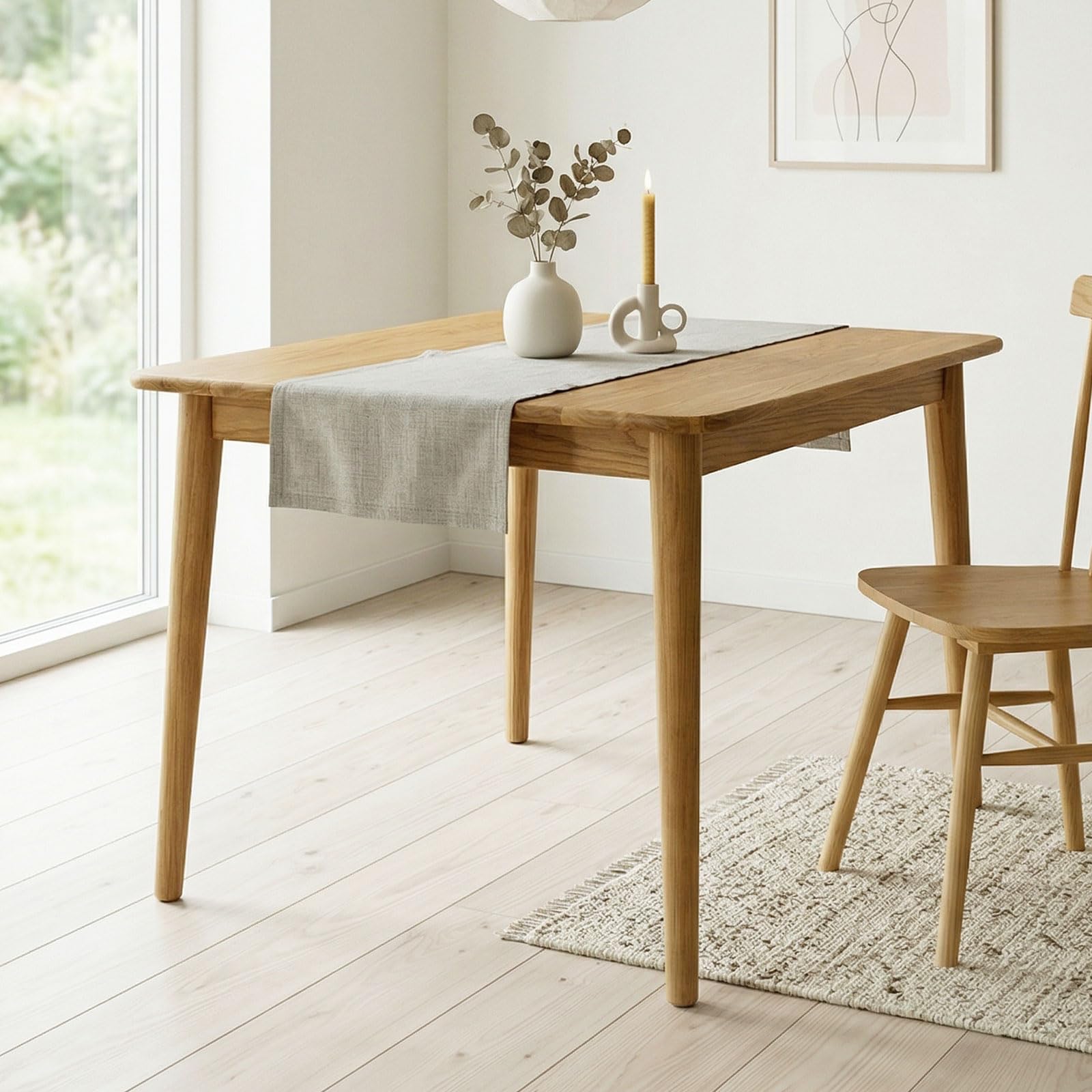 Amazon｜Livora One MOKU ダイニングテーブル（2588）78cm 2人用 / 3人