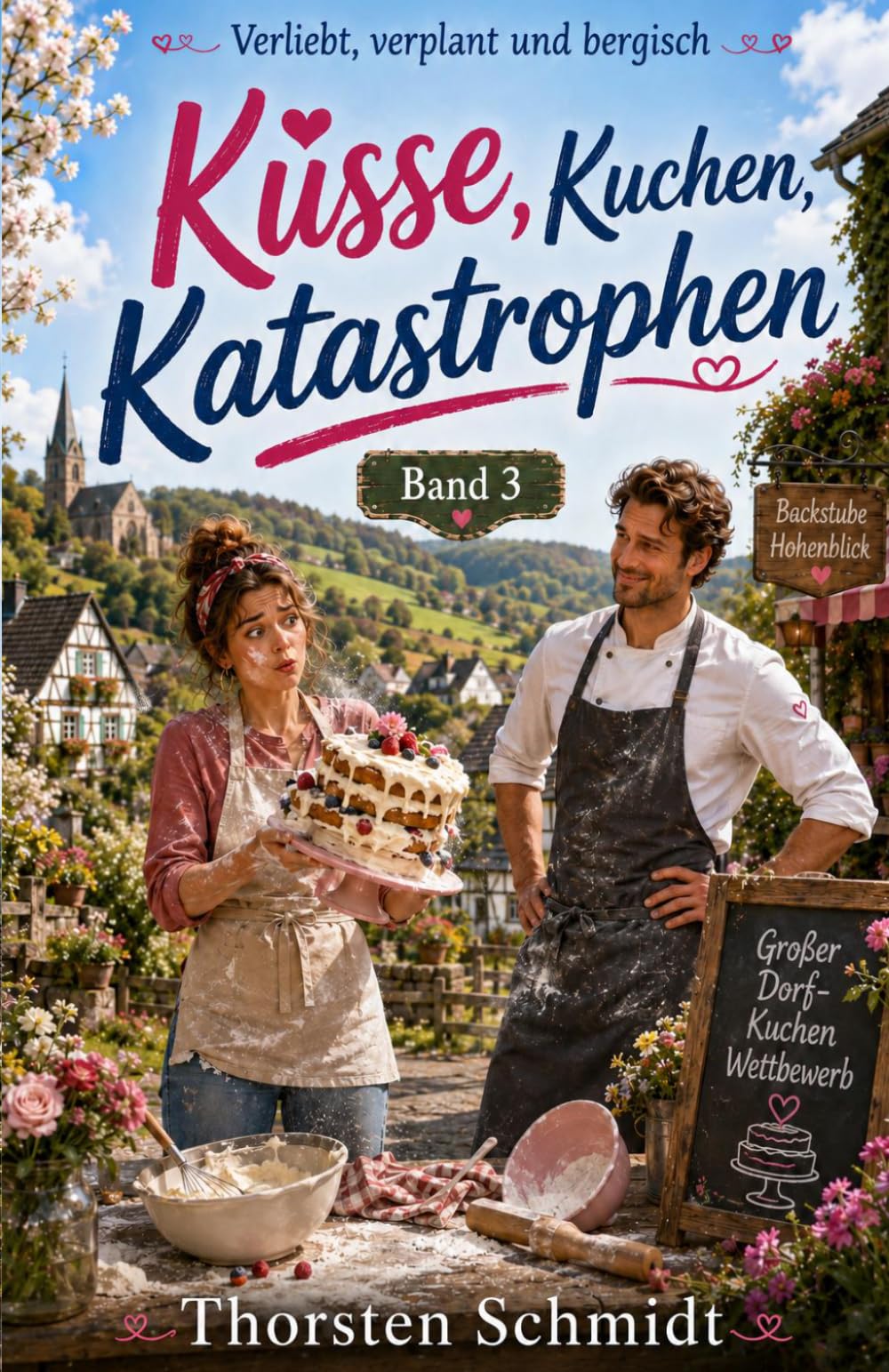 Küsse, Kuchen, Katastrophen: Ein humorvoller Liebesroman aus dem Bergischen Land – Band 3 (Verliebt, verplant und bergisch)