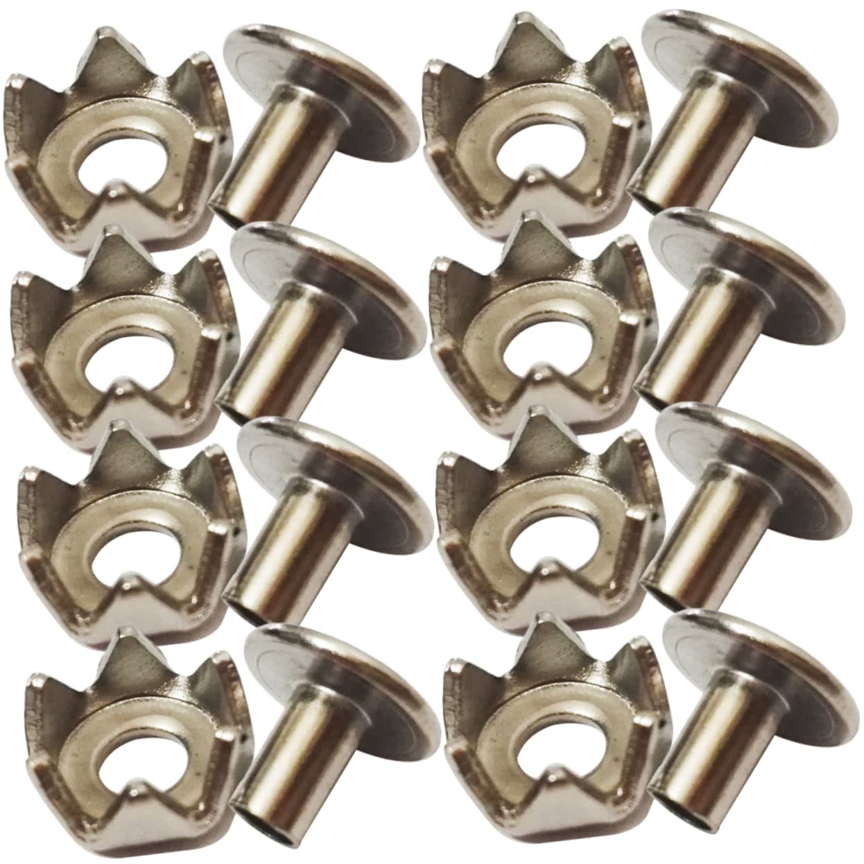 VALICLUD 100pcs Ice Cleats for Shoes Boots Non-Skid Snowfield Crampon Portable Shoes Grips Cleats Traction Spikes