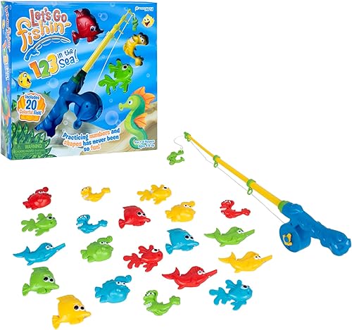 Miniatura 2 de Pressman Let’s Go Fishin’ 123 in The Sea! - Practice Counting, Shapes, and Colors Game - Ages 4 and Up, 1-4 Players