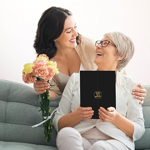 Miniatura 7 de DARUNAXY Decoraciones de fiesta de cumpleaños número 50, libro de invitados alternativo de feliz cumpleaños 50 para hombres y mujeres, regalos de