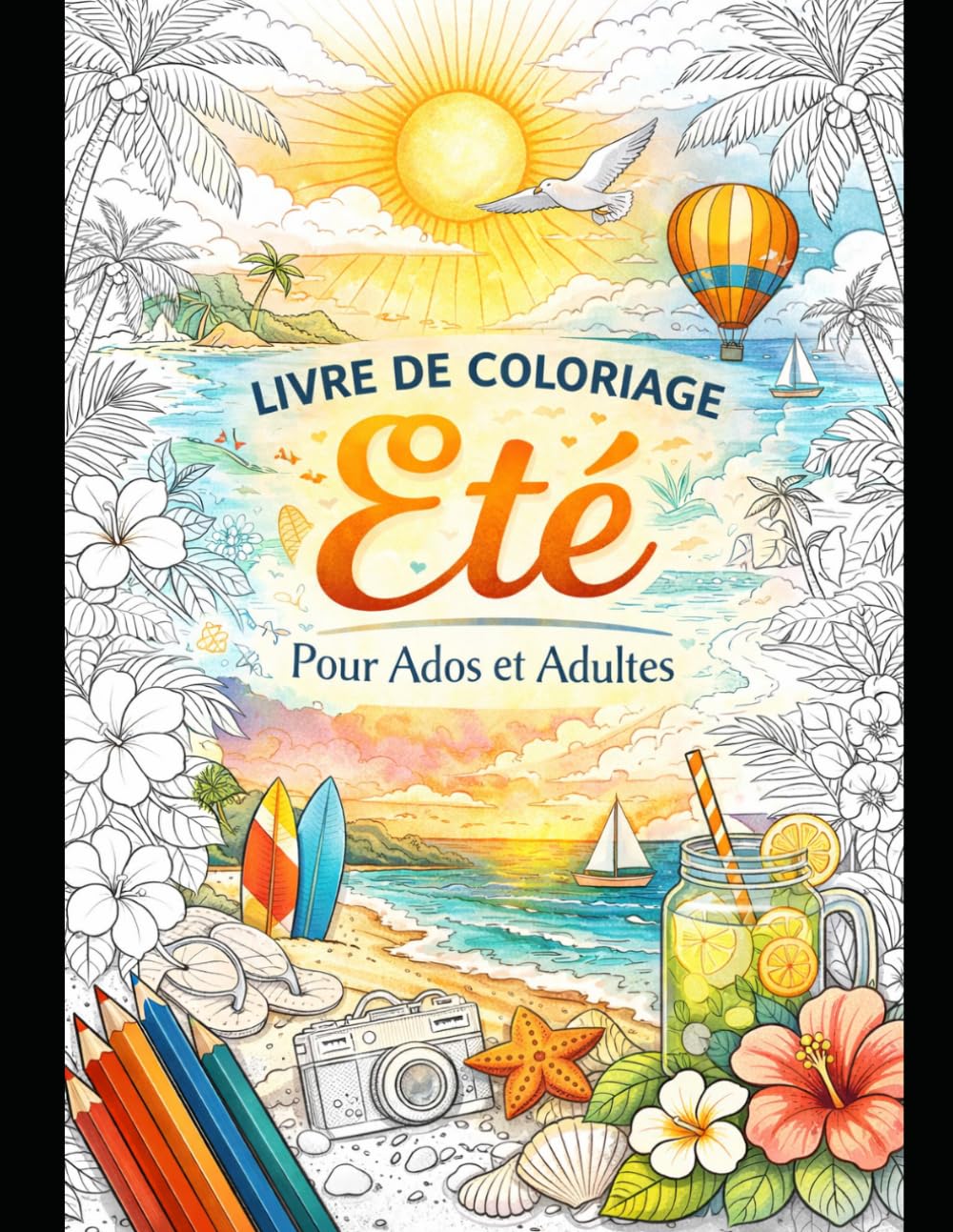 livre de coloriage été