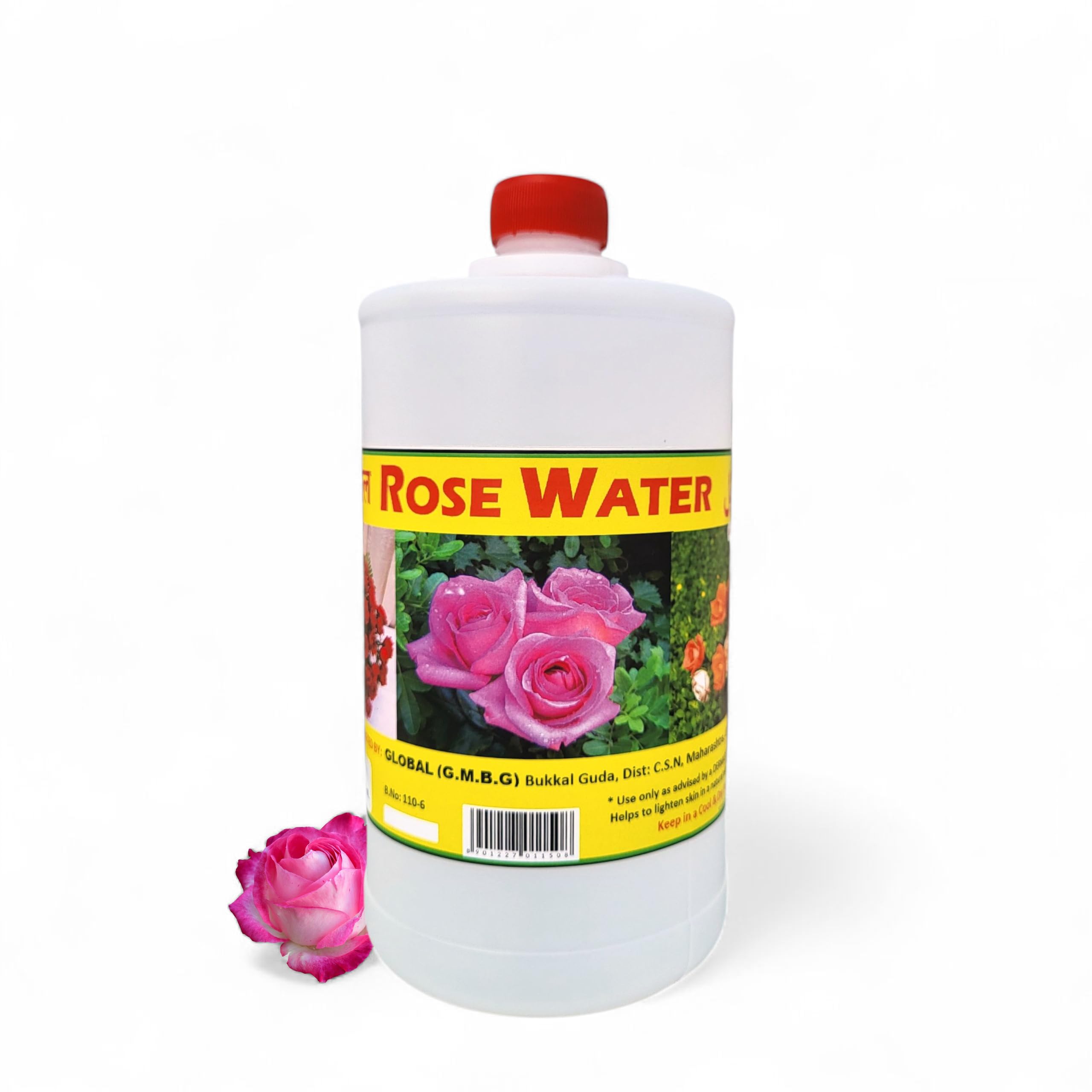 Rose Water Pure & Natural for Facial, Toner for Men & Women 1 liter + 100 ml