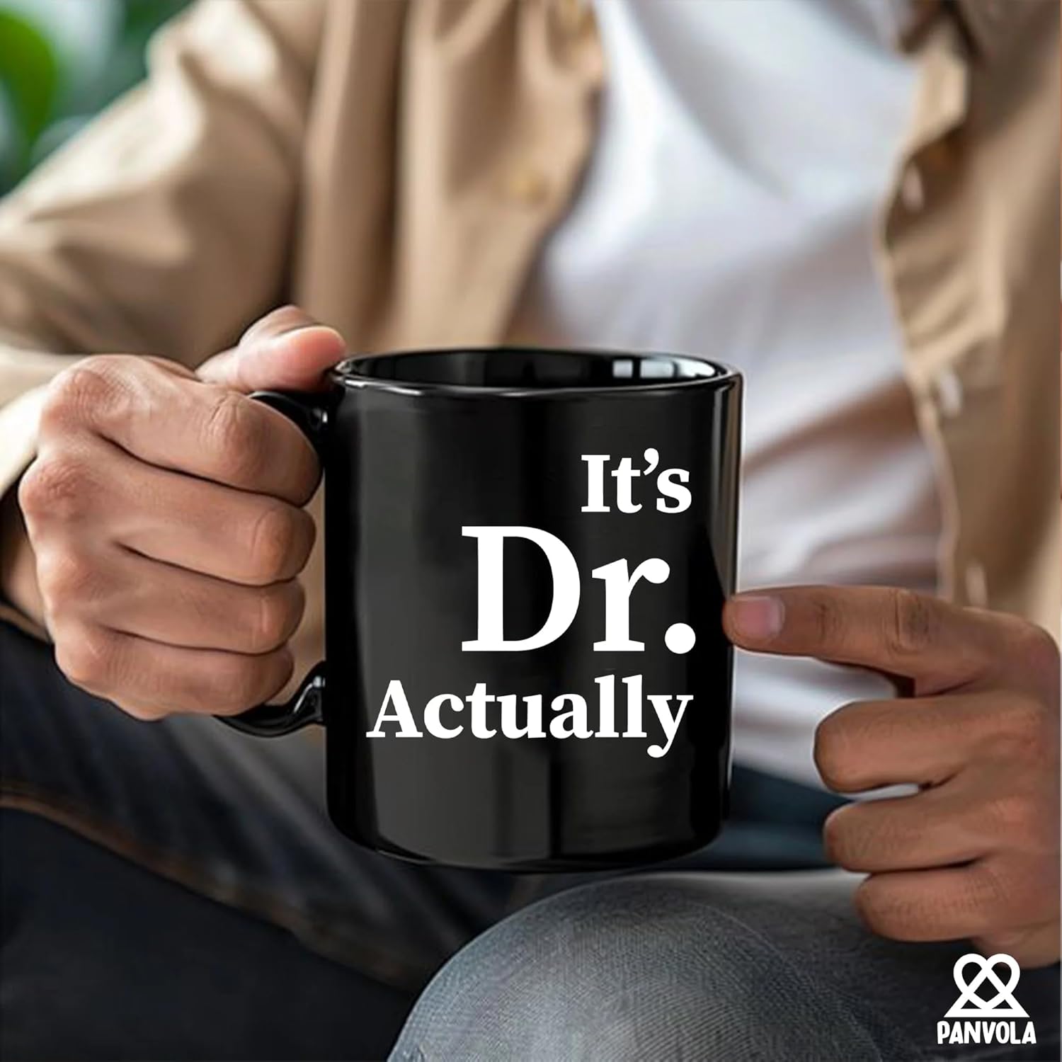 It's Dr Actually Doctor Mug Graduation Gifts Phd Student Doctorate Degree Physician New Doctor Novelty Drinkware Ceramic Mug 11 oz Black - Image 6